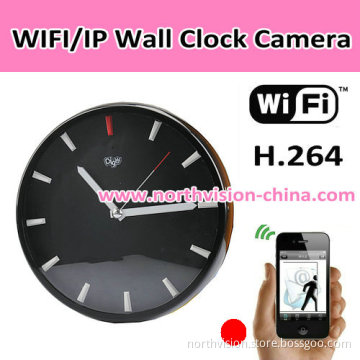 Wireless WiFi Wall Clock Camera